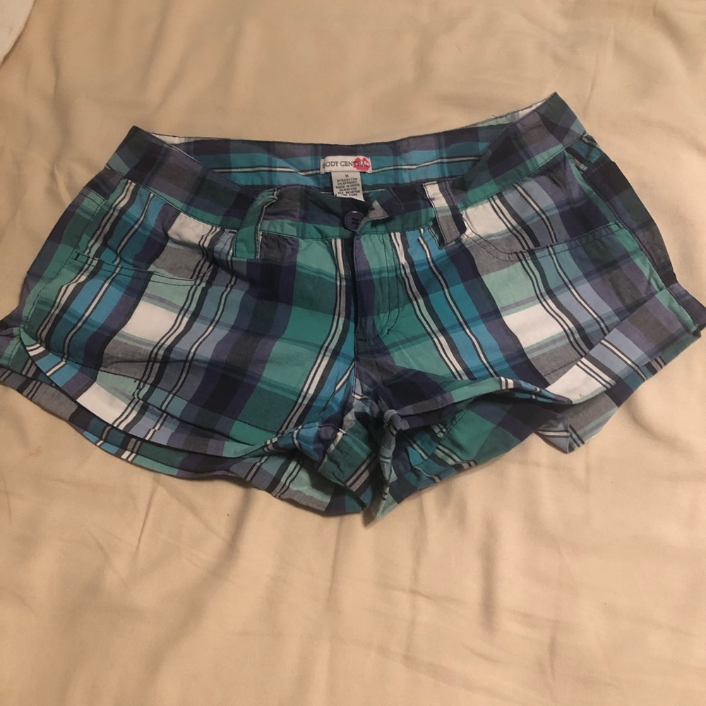 Plaid shorts